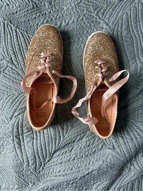 Pink glitter Kate Spade Keds